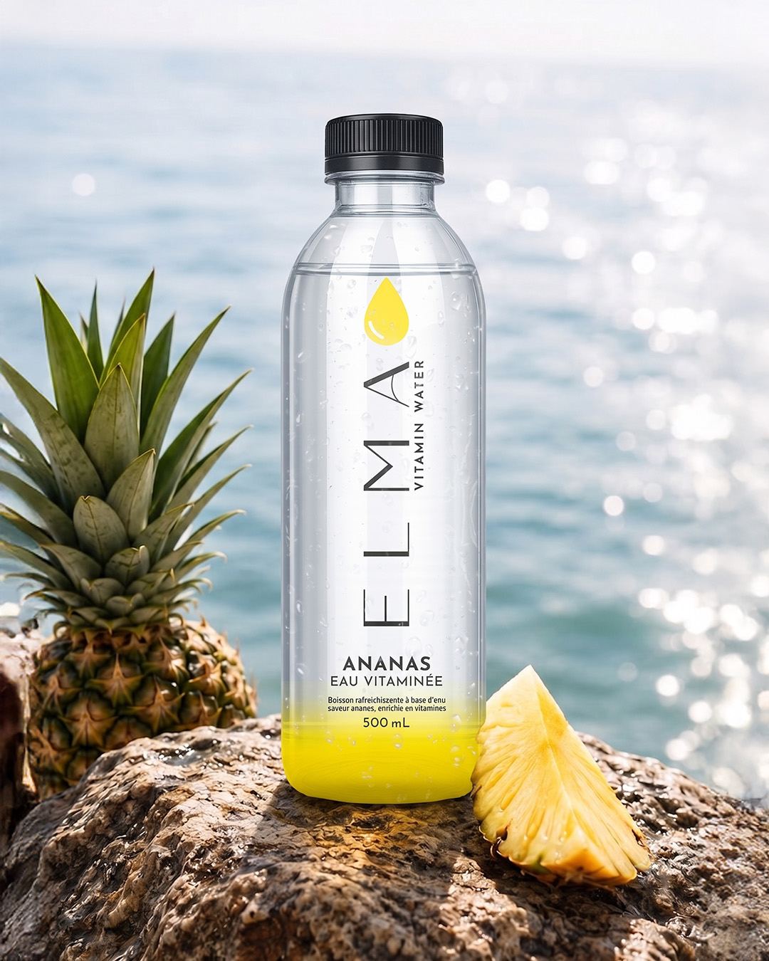 ELMA Ananas in riva al mare